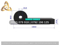 Ron Cao Su Hàng Có Sẵn Tại Kho Dạng Chữ P 120x40x15