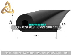 Ron Cao Su Ứng Dụng Đa Ngành Hình Chữ P 37x16x4