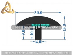 Dây Ron Cao Su Dẻo Dai Bền Bỉ Chữ T 30x15x4