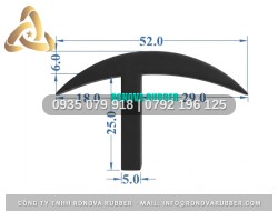 Gioăng Cao Su Tiêu Chuẩn Hình Chữ T 52x25x5