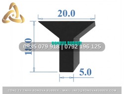 Ron Cao Su Chất Lượng Cao Dạng T 18x20x5