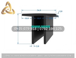 Ron Cao Su Chế Tạo Biên Dạng Chữ T 34x30x2