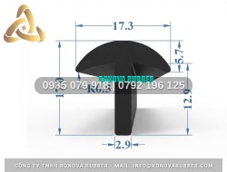 Ron Cao Su Đúc Khuôn Nguyên Khối Chữ T 17.3x17x2.9