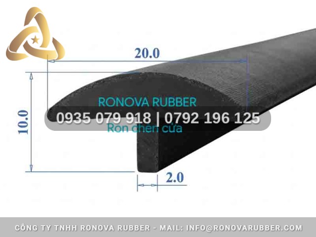 Ron Cao Su Sản Xuất Trực Tiếp Chữ T 20x10x2