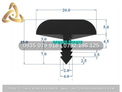 Sợi Gioăng Cao Su Phân Phối Giá Sỉ Hình T 20x15x2