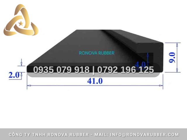 Gioăng Cao Su Chính Hãng Chữ U 41x9x2