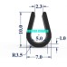 Gioăng Cao Su Đảm Bảo Kỹ Thuật Chữ U 7x10x5