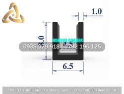 Gioăng Cao Su Đáp Ứng Nhanh Chữ U 6.5x8x4.5