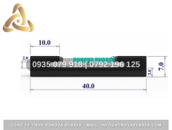 Gioăng Cao Su Hoàn Thiện Sắc Nét Chữ U 40x7x32