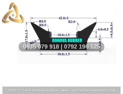 Gioăng Cao Su Mẫu Mã Thông Dụng Chữ U 30x17x18