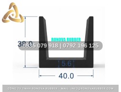 Gioăng Cao Su NBR Chính Hãng Chữ U 40x38x28.8
