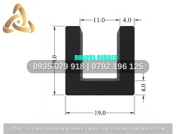 Gioăng Cao Su NBR Đạt Chuẩn Chữ U 19x19x11