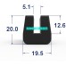 Gioăng Cao Su NBR Độ Bền Cao Chữ U 19.5x20x5.1