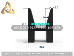 Gioăng Cao Su Thiên Nhiên Đạt Chuẩn Chữ U 25x35x10