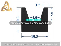 Gioăng Cao Su Thường Mẫu Mã Thông Dụng Chữ U 10.5x10x4