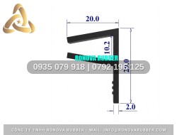 Gioăng Cao Su Thường Thiết Kế Đạt Chuẩn Chữ U 29x20x2