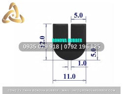 Ron Cao Su Bền Bỉ Chữ U 11x12x1
