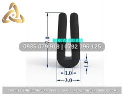 Ron Cao Su Chất Liệu Chuẩn Chữ U 3x7x1