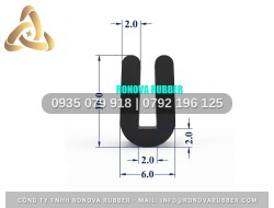 Ron Cao Su Chuyên Dụng Chữ U 6x10x2