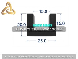 Ron Cao Su EPDM Chính Hãng Chữ U 25x20x15