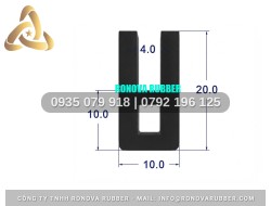 Ron Cao Su EPDM Dẻo Dai Chữ U 10x20x4