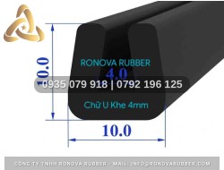 Ron Cao Su Giao Hàng Toàn Quốc Chữ U 10x10x4