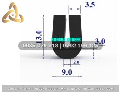 Ron Cao Su Hàng Thương Mại Chữ U 9x13x2