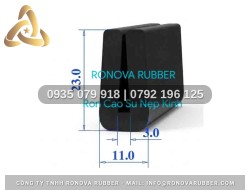 Ron Cao Su Hàng Tiêu Chuẩn Công Nghiệp Chữ U 11x23x3