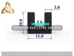 Ron Cao Su Mẫu Mã Thông Dụng Chữ U 11x10x5