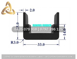 Ron Cao Su NBR Giá Tốt Chữ U 33x25