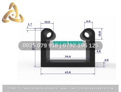 Ron Cao Su Phân Phối Sỉ Lẻ Chữ U 43x35x35