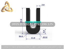 Ron Cao Su Phục Vụ Dự Án Chữ U 12x25x6