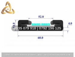 Ron Cao Su Ronova Chính Hãng Chữ U 60x14x52
