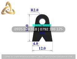 Ron Cao Su Ronova Tiêu Chuẩn Chữ U 12x16x4