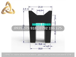 Ron Cao Su Thường Định Hình Chữ U 21x29x9