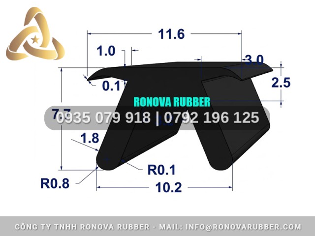 Cửa sắt ron cao su EPDM