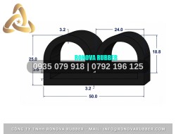 Gioăng cửa sắt cao su EPDM