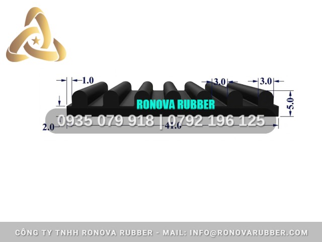 Gioăng cửa sofa bằng cao su thường