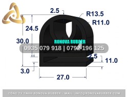 Gioăng cửa sofa cao su EPDM