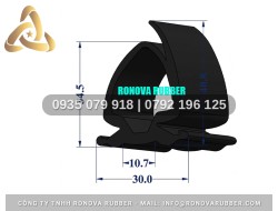 Gioăng cửa sofa chất liệu cao su