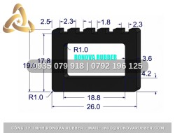 Gioăng cửa sofa từ cao su thiên nhiên