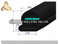 Ron cửa nhôm của cao su Ronova