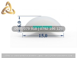 Gioăng silicon nồi áp suất công nghiệp chữ D 15x6