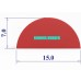 Ron silicon dùng cho nồi hấp chữ D 15x7