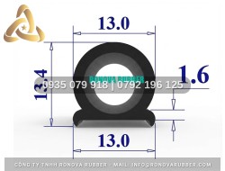 Ron silicon Ronova lò nướng chữ D 13x13.4x1.6