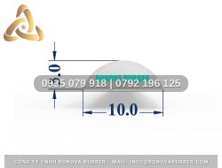 Ron silicon tủ hấp cơm công nghiệp an toàn thực phẩm chữ D 10x3