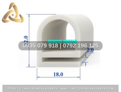 Các loại gioăng silicon chữ E 18x22x2