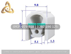 Gioăng silicon an toàn thực phẩm chữ E 9.8x14x1.3