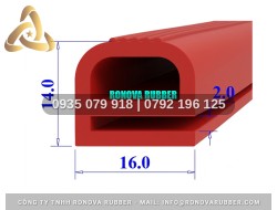 Ron an toàn thực phẩm tủ hấp cơm công nghiệp silicon chữ E 16x14x2