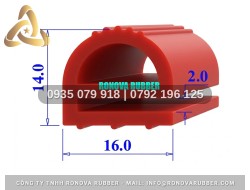 Ron gioăng silicon an toàn thực phẩm nồi hấp chữ E 16x14x2